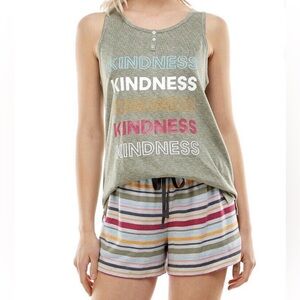 Secret Treasures kindness shorts PJ set